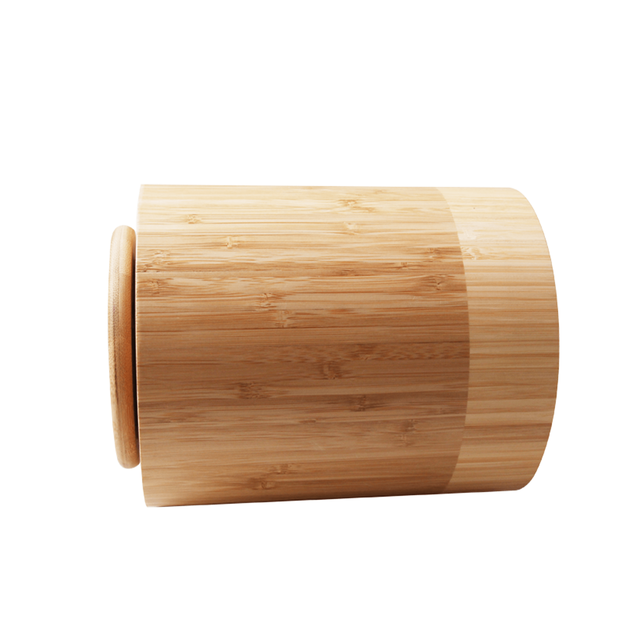 Bamboo Utensil Holder-rotating